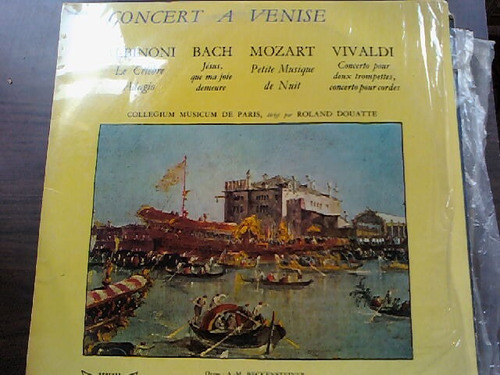 Disco Acetato De Concert A Venise Albinoni Bach Mozart Vival