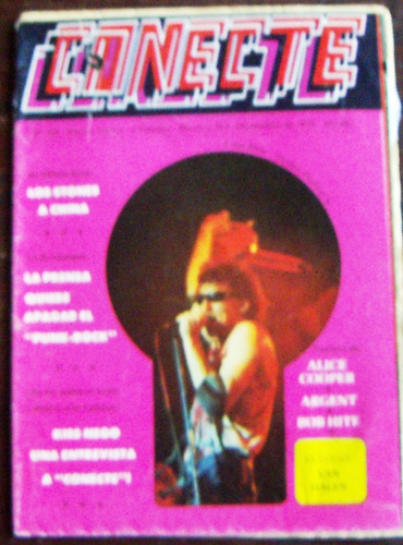 Revista Conecte,rolling Stones,kiss,alice Cooper