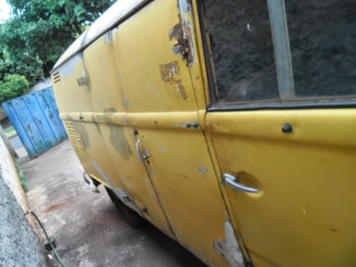 Kombi Furgao Vw Van Corujinha 1970 Funcionando Lisa De Lata