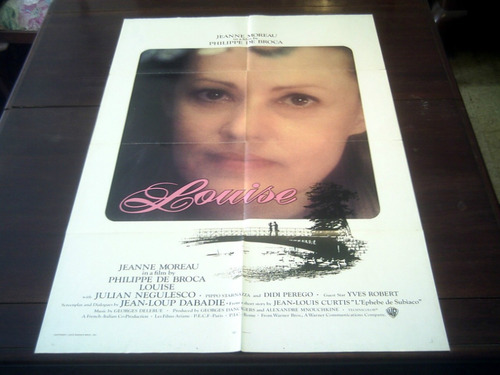 Poster Original Louise Jeanne Moreau Philippe De Broca 1972