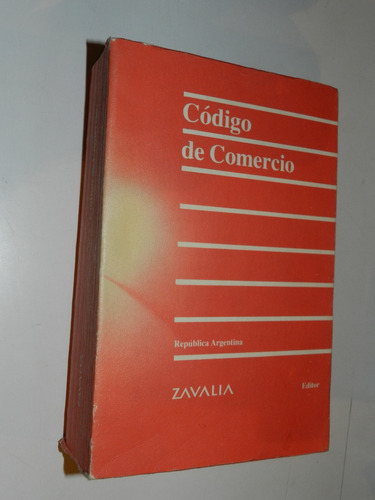 Codigo De Comercio - Editorial Zavalia