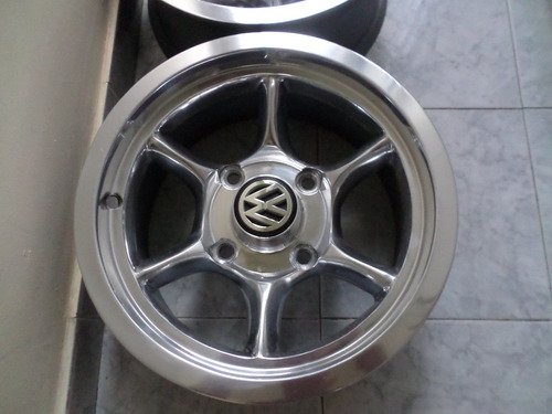 Roda Gaucha Para Buggy Bugre Sem Uso 14x6 Pol. Valor De Uma!