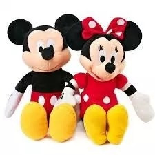 Kit C/ 5 Bonecos De Pelúcia  Mickey E Minnie  28 Cm