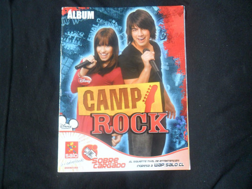 Álbum Salo  Camp Rock Contiene 10 Láminas