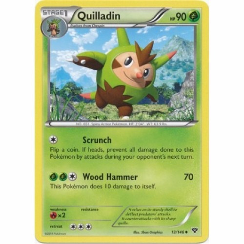 Quilladin (xy1) (13/146) (incomum - Planta) Pokémon