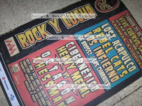 Rock Y Lucha Poster Vive Cuervo 2012 De Coleccion (Usado)