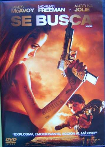 Se Busca / Angelina Jolie / James Mcavoy / Dvd Usado