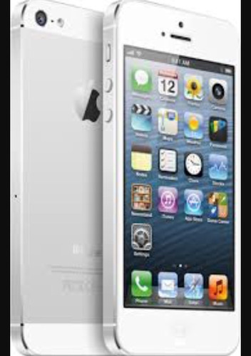 iPhone 5 Prata 16gb Com Todos Acessórios