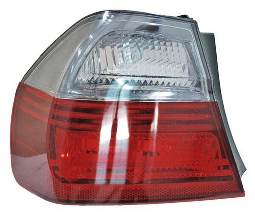 Par De Calaveras Bmw Serie 3 2006-2007 Rojo/bco Ext Oscura