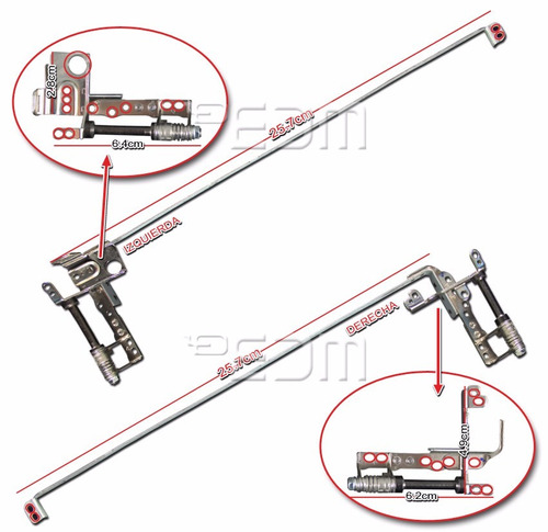 Bisagras Nuevas Hp Pavilion Dv7-1000 Dv7-1100 Dv7-1200 Serie