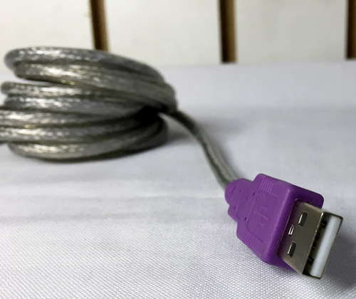 Cable Convertidor Usb Macho A Serial Db-9 Rs-232 Hembra