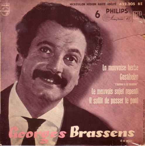 Georges Brassens La Mala Hierba Importado Frances Pvl