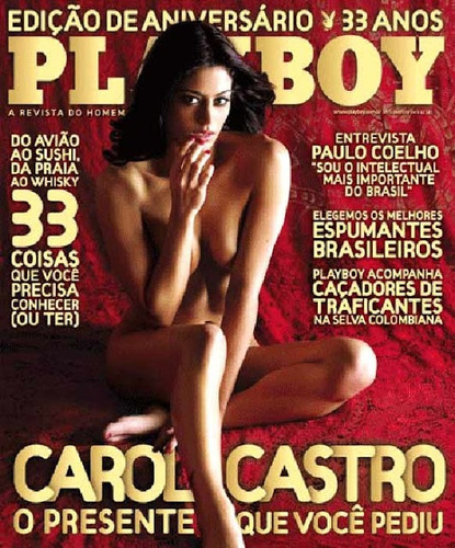 Revista Playboy Carol Castro