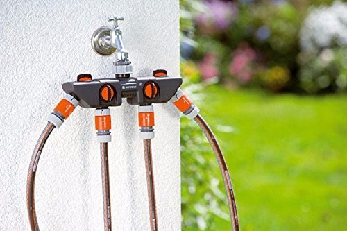 Imagen 2 de 3 de Distribuidor De Agua 4 Vías Para Jardín Gardena