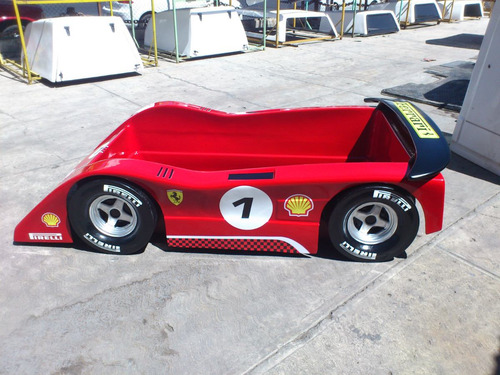 Cama Coche Ferrari Challenge Pirelli 458 Colchon Individual