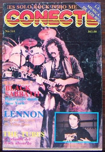 Revista Conecte,blak Sabbath,john Lennon,the Tubes