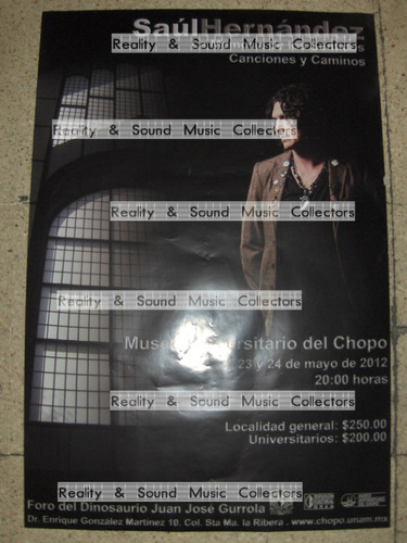 Saul Hernandez Poster Chopo Original De Coleccion Caifanes