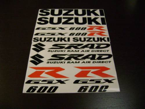 Jgo De Calcomanias Para Moto Suzuki Gsx-r600