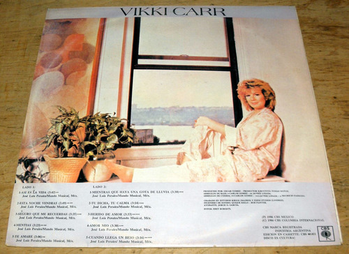 Vikki Carr Esta Noche Vendrás Disco Lp Vinilo Promo