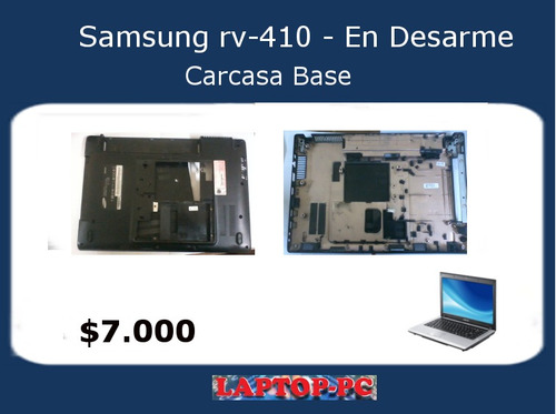 Carcasa Base Samsung Rv410 En Desarme