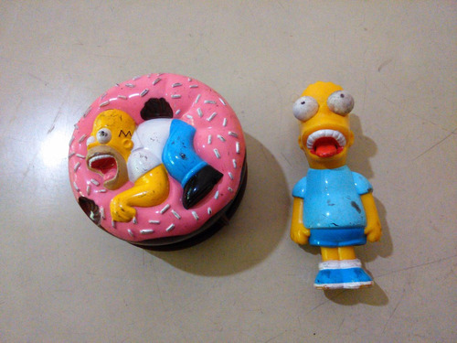 Lote Burger King Simpsons Homero Bart 1998 Muñecos