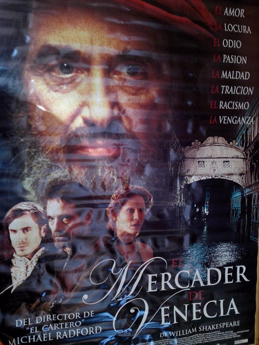 Banner Original De Cine - Película El Mercader De Venecia