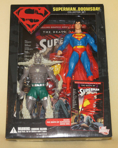 Superman - Doomsday Collector Set Figuras Dc Direct Batman