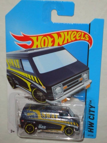 Hot Wheels Super Van Camioneta Swat Ca3