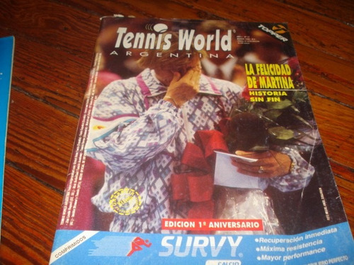 Revista Tennis World Argentino Marzo 1993 Numero 12