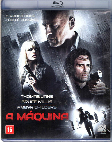 Bluray A Maquina Bruce Willis Original - Perf Estado