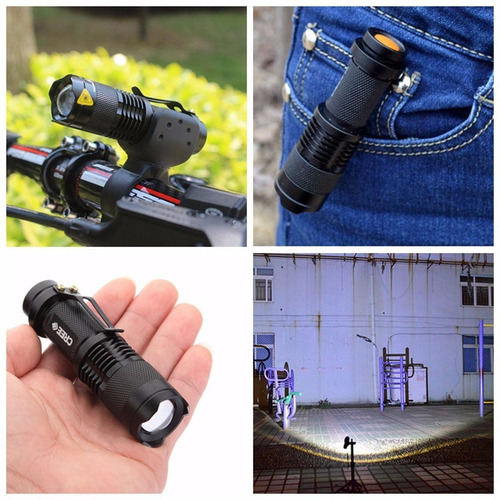 Kit Linterna Para Bicicleta Ultrafire 1200 Lumen Alta Potenc