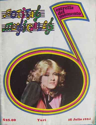 Revista Notitas Musicales ,yuri En Portada  1984