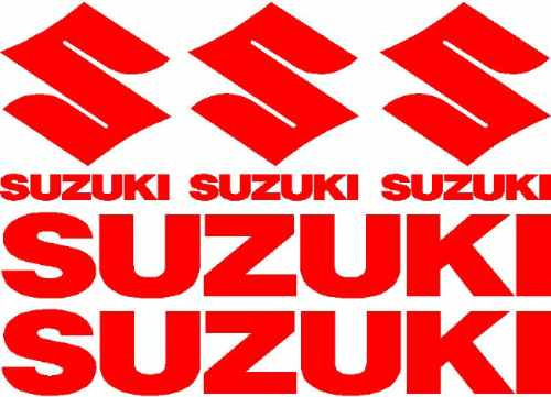 Jgo De 5 Calcomanias Para Tu Suzuki
