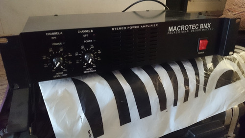 Potencia Macrotec Maxpro 300w Professional 300wts P/ Canal