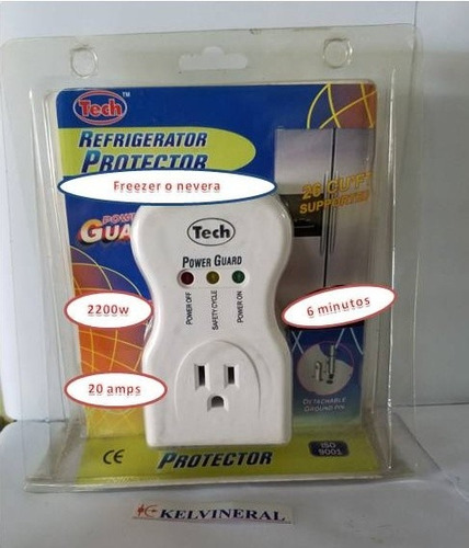 Protector Para Freezer O Nevera 20 Amperes Tech