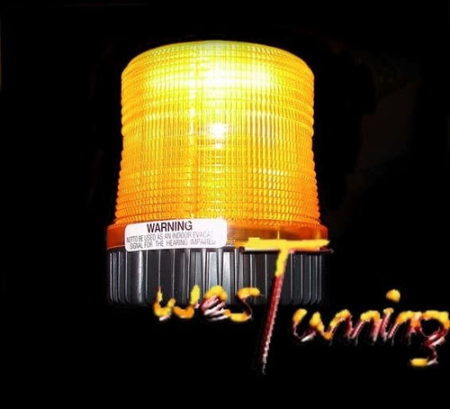 Imagen 3 de 8 de Baliza Flash Magnetica Estrobo 12v Ambar Destella Tipo Led