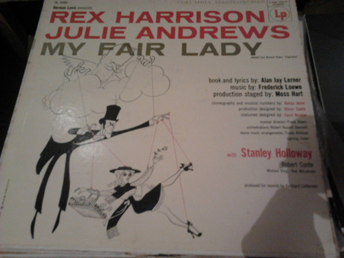 Disco Acetato De Rex Harrison Julie Andrews My Fair Lady