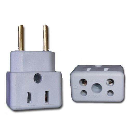 Adaptador Tomada Benjamin Maciço 3 Pino P/ 2 10 E 20 Amper