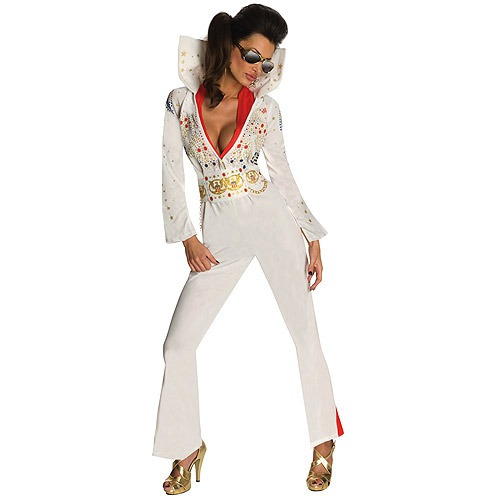 Disfraz De Elvis Presley Para Mujer Talla: L Halloween