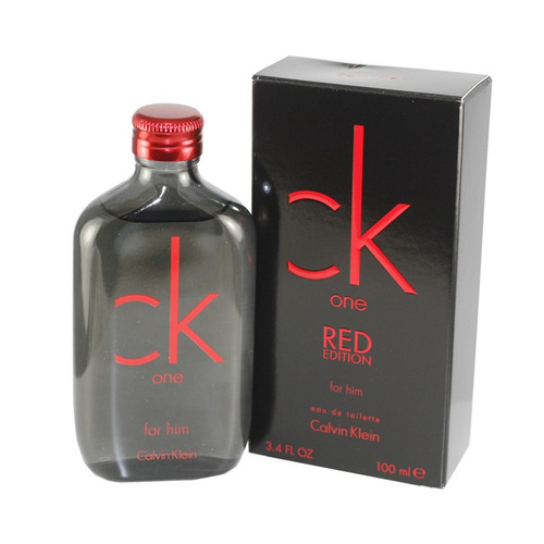 Ck One Rojo Edición Edt Spray 3.4 Oz (edición Limitada)