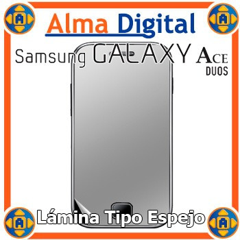 Lamina Protector Pantalla Espejo Samsung S6802 Ace Duos Paño