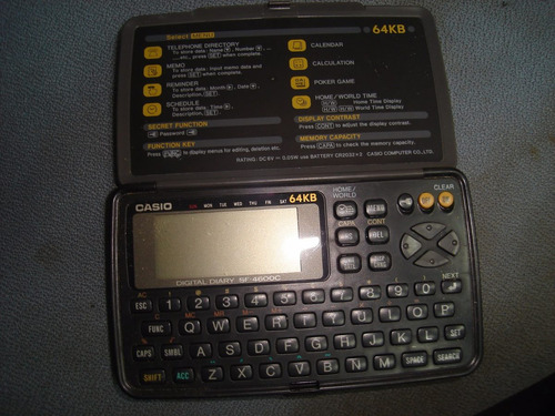 Agenda Electronica Casio Mod. Sf-4600c Sin Envios