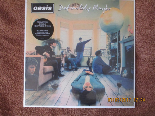 Definitely Maybe Vinilo 2 Lp- Oasis+33canciones Nuevo2017