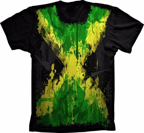 Camiseta Bandeira Jamaica Flag Estampada