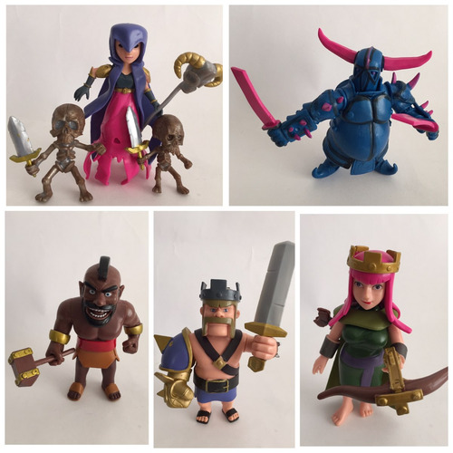 Kit Com 5 Bonecos Clash Of Clans - Action Figure