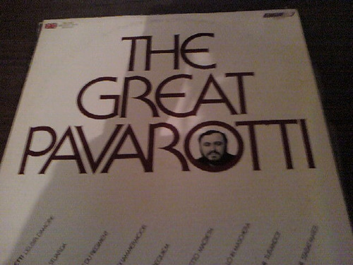 Disco Acetato The Great Pavarotti
