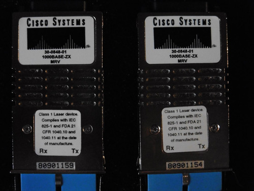 Gbic 1000base-zx Cisco Systems X4 Unidades Oportunidad