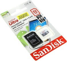 Memoria Sandisk Ultra 32gb Clase 10 80mb/s