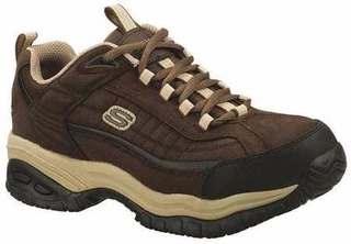 skechers steel toe blanco