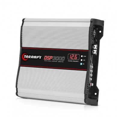 Modulo Taramps Dsp 3000w Rms Processador Digital Voltimetro